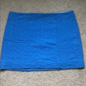 Lilly Pulitzer Skirt in Eyelit Floral Blue